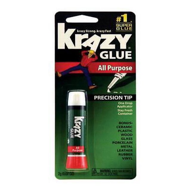 Krazy Glue High Strength Polyvinyl acetate homopolymer All Purpose Adhesive 2 (Pack of 12
