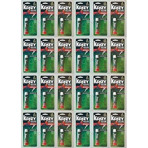 Krazy Glue KG585 Instant Purpose Tube 0.07-Ounce Clear-Pack of 24