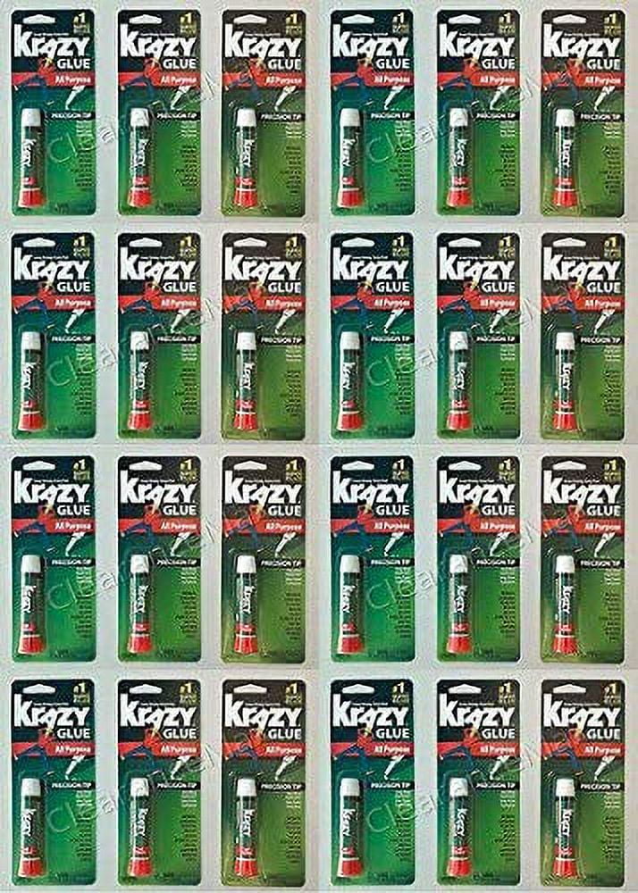Krazy Glue KG585 Instant Purpose Tube 0.07-Ounce Clear-Pack of 24