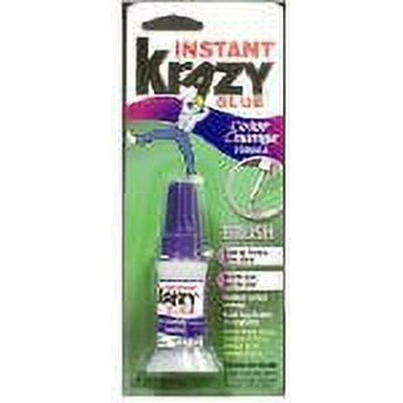 Krazy Glue Instant Crazy Glue, Color Change Brush, 0.18-Ounce (Pack of 12)