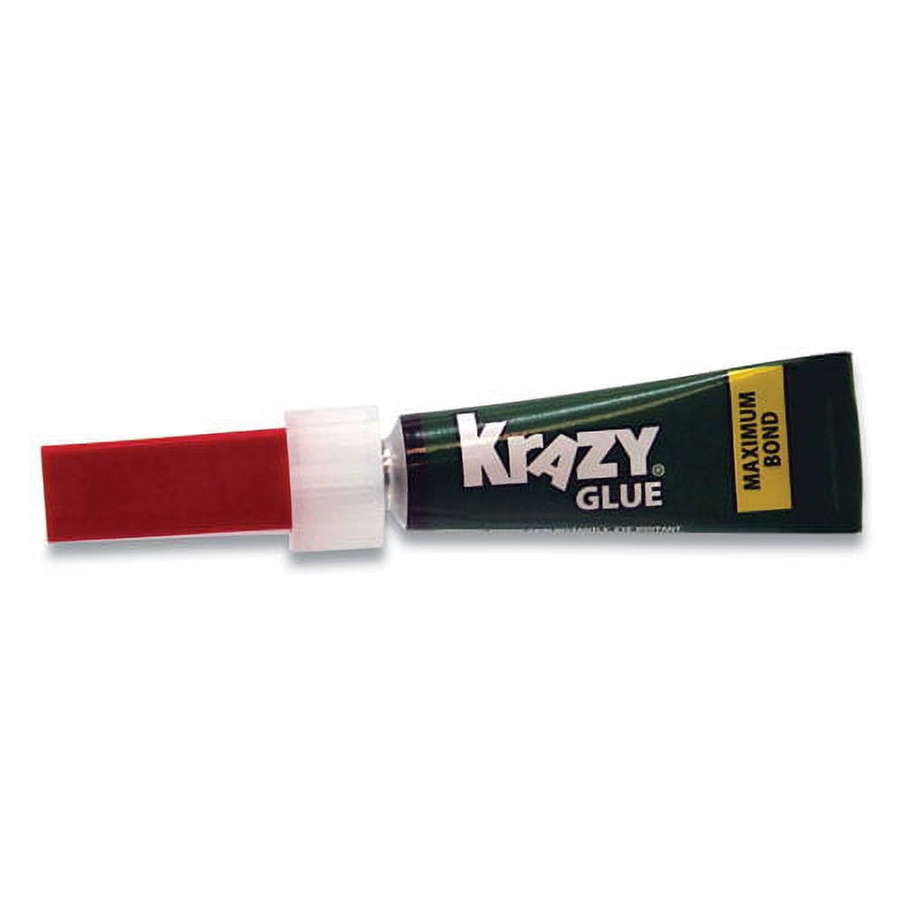 Krazy Glue Maximum Bond Krazy Glue, Precision Tip, 0.14 Oz, Dries Clear Order of 1 Each
