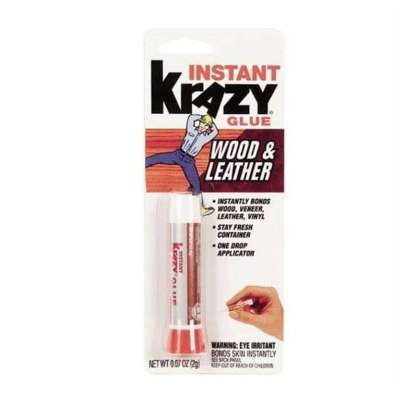 Krazy Glue Maximum Bond Wood and Leather Glue 0.07 oz