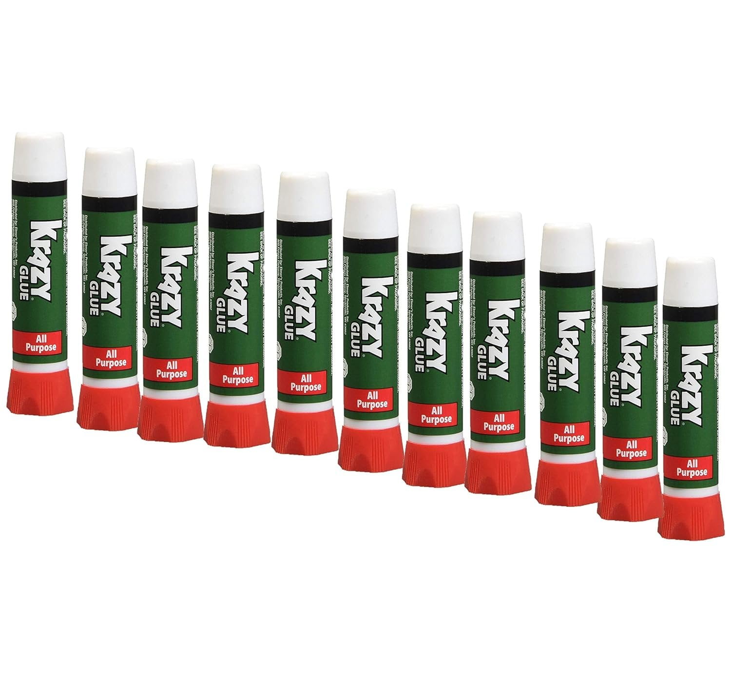 Krazy Glue Original Crazy Super Glue All Purpose Instant Repair. Pack of 11