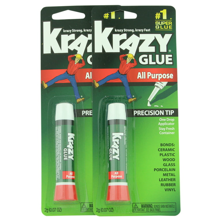 Krazy Glue - Adhesive Glue: 0.17 oz Tube, Clear - 83665893 - MSC Industrial  Supply