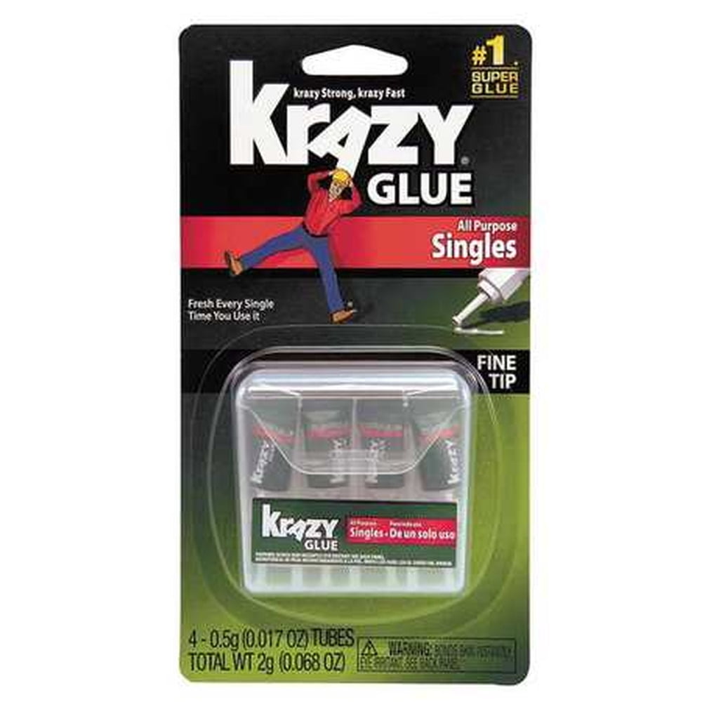 Krazy Glue Super Strength Polyvinyl Acetate Homopolymer (Pack of 4