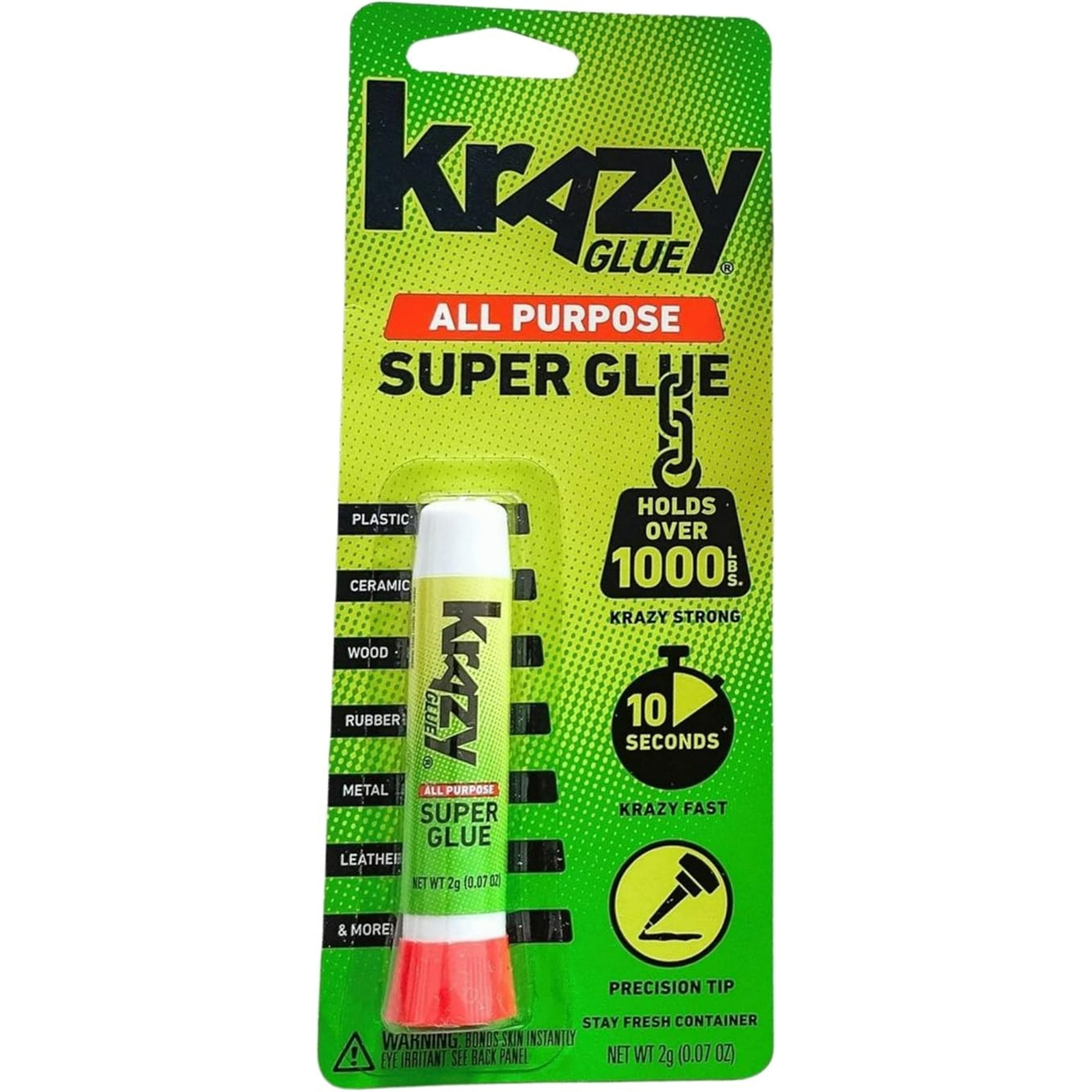 PRODUCT OF KRAZY GLUE Krazy Glue, Tube Single, Count 1 - Glue / Grab Varieties & Flavors school and office use