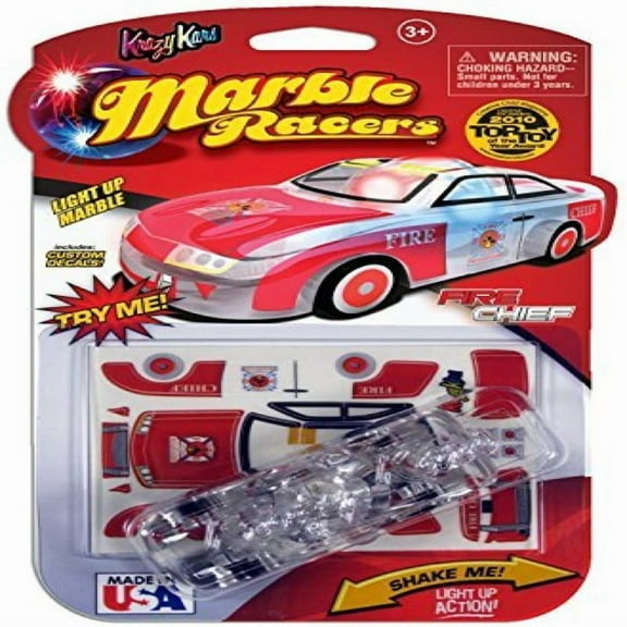 Krazy Kars: Light Up Marble Racers Fire Chief