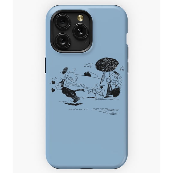 Krazy Kat Ignatz Mouse Attack Classic Comic A12039 Phone Case for iPhone 11 to 17 Pro Max
