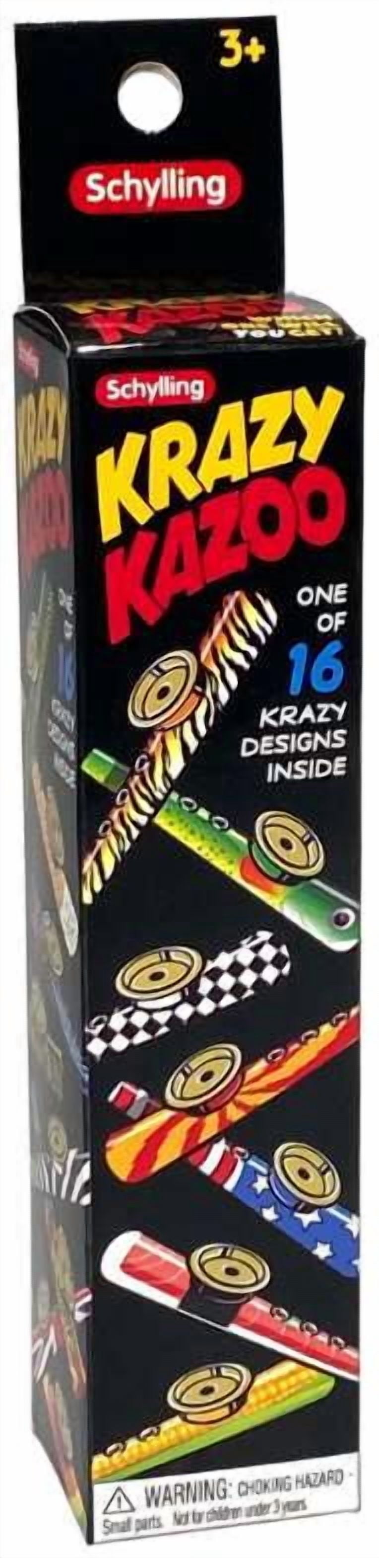 Schylling Krazy Kazoo, Multicolor, Beginner, Tin, Regular