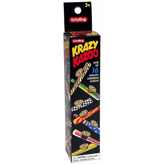 Schylling Krazy Kazoo, Multicolor, Beginner, Tin, Regular