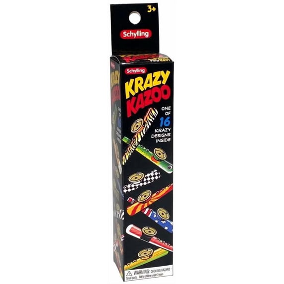 Schylling Krazy Kazoo, Multicolor, Beginner, Tin, Regular