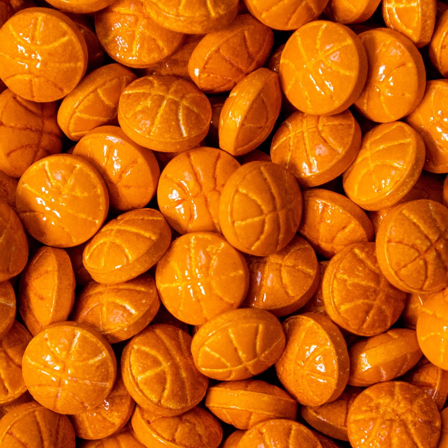 Krazy Sprinkles Basketball Shapes (1/2 cup 1x Jar) Bright Sprinkles