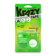 Krazy Tape Clear Bond Mounting Tape, Double Sided Tape, 1" x 2" strips (Pack of 24 Pre-Cut Pieces)