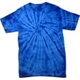 thumbnail image 1 of "Krazy Tees Tie Dye T-Shirt, Spider Royal, 5X-Large", 1 of 2