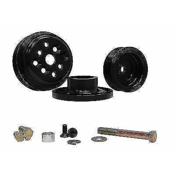 KRC POWER STEERING KRC 37451000 Pulley Kits Pro Series Serpentine Pulley Kit 1:1 w/Idler