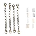 thumbnail image 1 of Krdevn 1pc Double Clasp Jewelry Extender Extension Chains Size Adjustment Connector Links for Necklace Bracelet Anklet DIY Jewelry Making Accessory, 1 of 8