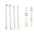 thumbnail image 1 of Krdevn 1pc Double Clasp Jewelry Extender Extension Chains Size Adjustment Connector Links for Necklace Bracelet Anklet DIY Jewelry Making Accessory, 1 of 8