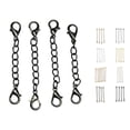 thumbnail image 1 of Krdevn 1pc Double Clasp Jewelry Extender Extension Chains Size Adjustment Connector Links for Necklace Bracelet Anklet DIY Jewelry Making Accessory, 1 of 8