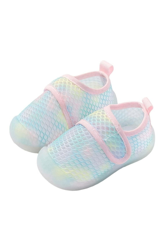Baby First Walker Sneakers, Soft Sole Breathable Mesh Shoes, Comfortable for Boys & Girls Daily Casual Wear,4