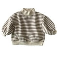 thumbnail image 1 of Krdevn Baby Girl Boy Knit Sweater Blouse Pullover Sweatshirt Warm Crewneck Long Sleeve Tops for Toddler Pullover,3-6 Months, 1 of 6