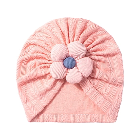 Krdevn Baby Knit Hat - Cute Five Petal Floral Beanie for and Toddlers,0-36 Months