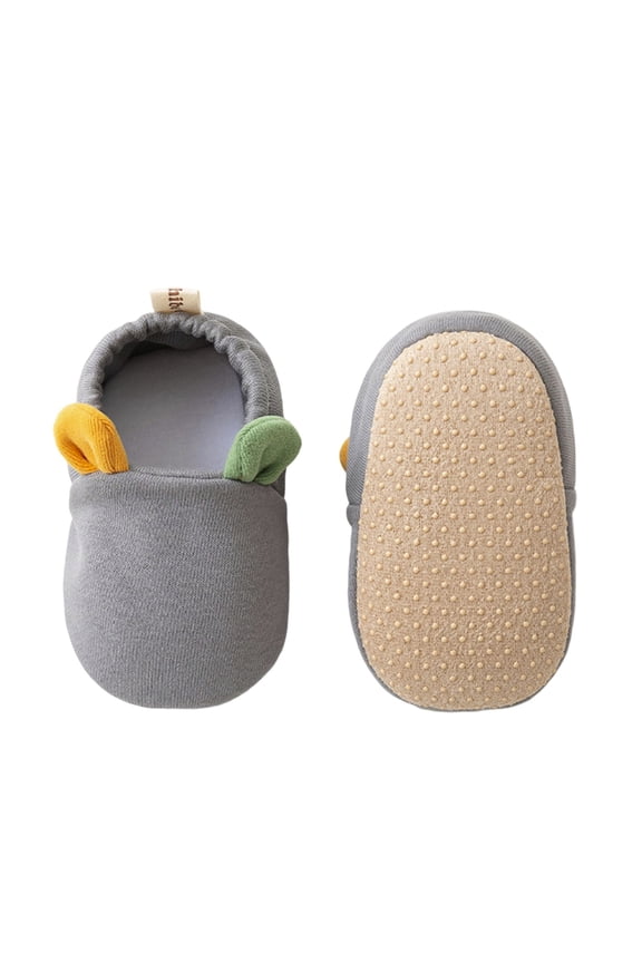 Baby Non- First Walkers, with 3D Ears, Soft Sole Breathable Cotton Shoes for Toddler Boys & Girls,0-6 Months