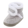 thumbnail image 1 of Krdevn Baby Shoes Flat Warm Cotton Boots Bag Soft Sole Toddler Booties,Toddler Girl Shoes,Boys Shoes,Size:12-15 Months, 1 of 6