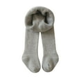 thumbnail image 1 of Krdevn Baby Socks - Baby Girls' Tights Soft Organic Leggings Tights with Non Sole Warm Tights for Girls - Socks for Baby Girl,Color:Light Gray,Size:12-24 Months, 1 of 9