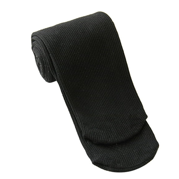 Krdevn Baby Socks - Kids Child Knitted Socks Knee High Tube Socks Toddler Girls Socks Cotton Cute Sport Stocking for Boys Girls - Socks for Baby Girl,Color:Black,Size:0-3 Years