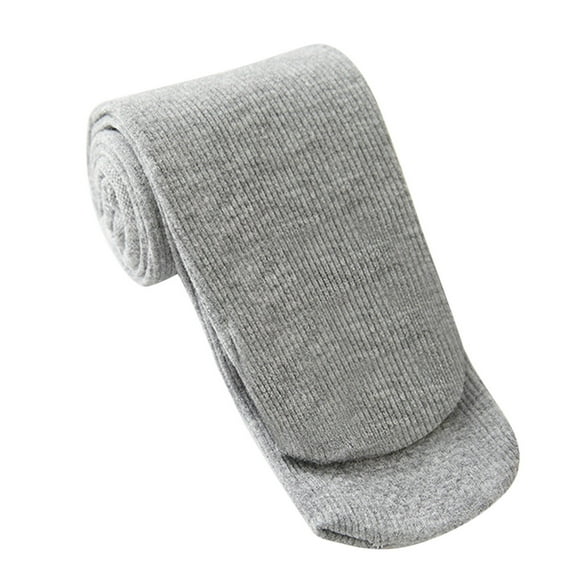 Krdevn Baby Socks - Kids Child Knitted Socks Knee High Tube Socks Toddler Girls Socks Cotton Cute Sport Stocking for Boys Girls - Socks for Baby Girl,Color:Grey,Size:3-8 Years