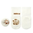 thumbnail image 1 of Krdevn Baby Socks - Toddler Baby Boys Girls Cartoon Non Crew Socks with Grip Botttom Cotton Thick Winter Warm Slipper Socks - Socks for Baby Girl,Color:White,Size:0-12 Months, 1 of 6