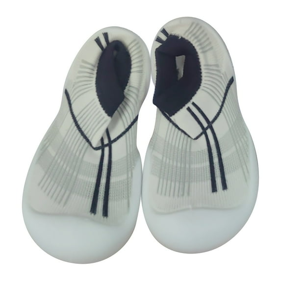 Krdevn Baby Soft Sole Shoes Non Slip Breathable Memory Foam for Infant Toddler Indoor Outdoor Walking Sock Sneakers,18-24 Months