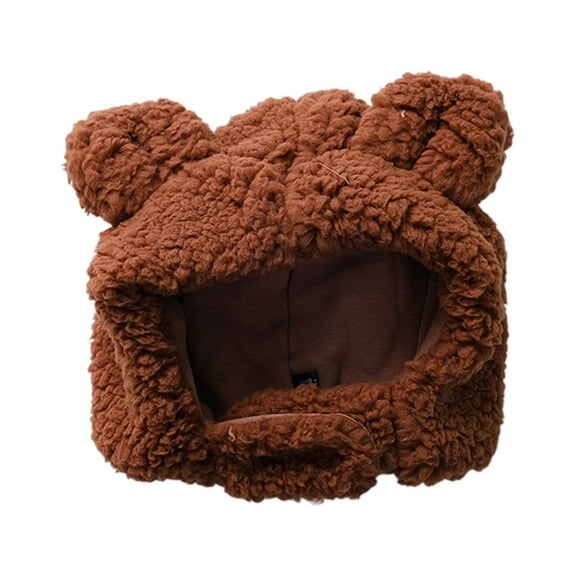 Krdevn Baby Winter Adjustable Hat Soft Warm Knitted Cute Ears Boys Girls