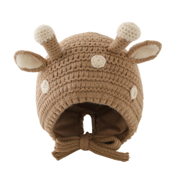 Krdevn Baby Winter Hat Soft Warm Knitted Cute Ears Boys Girls