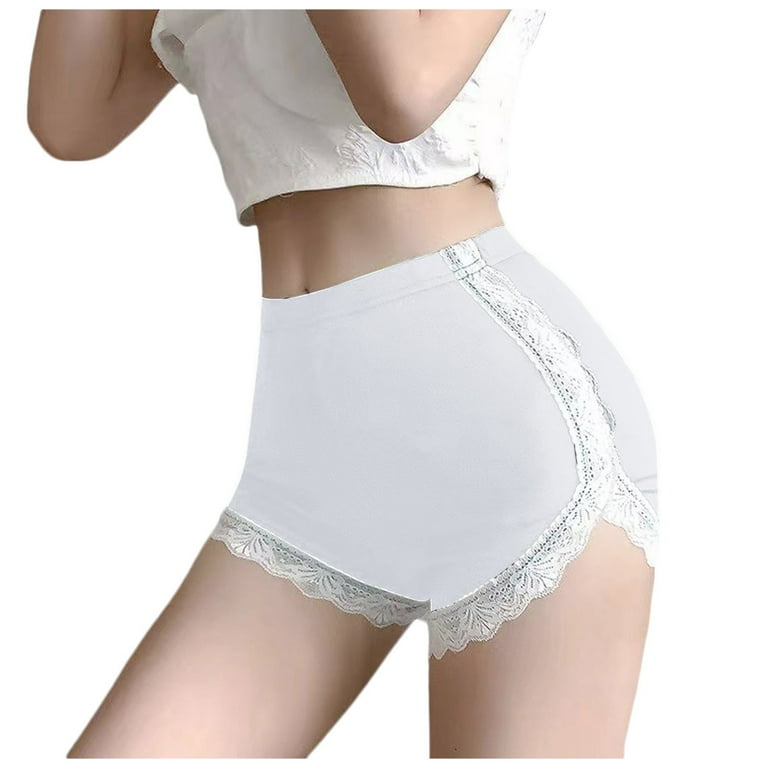 White lace booty shorts online
