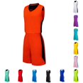 thumbnail image 1 of Krdevn Boys Basketball Set Sleeveless Breathable Uniform for Training and Games,9-10 Years, 1 of 4