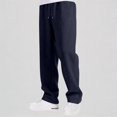 thumbnail image 1 of Krdevn Boys Casual Wide Leg Joggers Elastic Waist Drawstring Loose Fit Comfortable Kids Sweatpants For Daily Wear,5-6 Years, 1 of 5