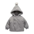 thumbnail image 1 of Krdevn Boys Girls Down Coat Lightweight Down Jacket Button Type Winterchildren Snowsuit,3-6 Months, 1 of 3
