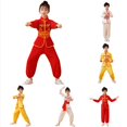 thumbnail image 1 of Krdevn Boys & Girls Traditional Kung Fu Outfit, 3-Piece Wushu Training Uniform,Red, 1 of 6