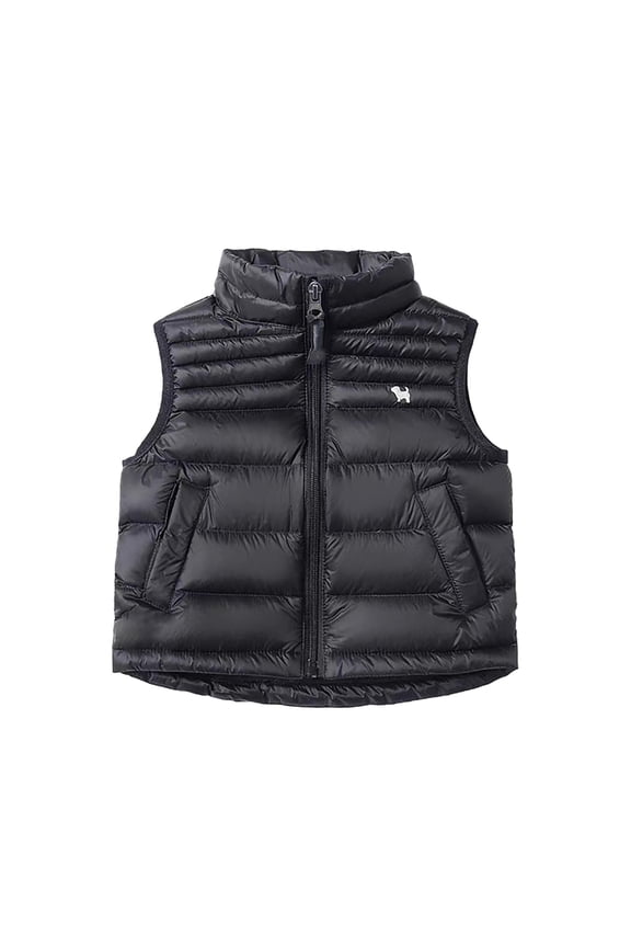 Boys Lightweight Quilted Vest with Stand Collar for Kids and Toddlers Sleeveless Jacket,Kids Clothing,11-12 Years