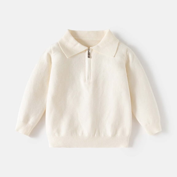 Krdevn Boys Long Sleeve Polo Shirt Classic Collar Casual Top for Kids Youth Stylish Solid Color Gentlemen Wear Daily Outfits,7-8 Years