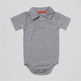 thumbnail image 1 of Krdevn Boys Short Sleeve Romper Bodysuits Gentleman Clothes,3-6 Months, 1 of 4