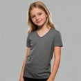 thumbnail image 1 of Krdevn Boys Short Sleeve V-Neck T-Shirt Casual Soft Blend Comfortable Kids Everyday Playwear Top,2-3 Years, 1 of 6