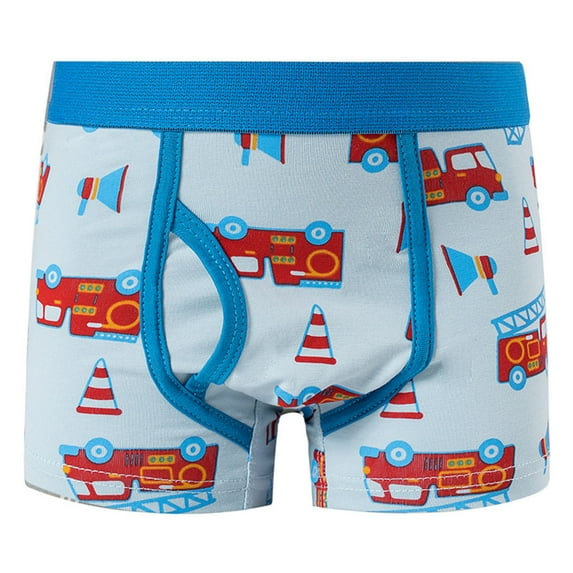 Krdevn Boys Underwear - Boys' Underwear Cartoon,Color:Sky Blue,Size:6-7 Years