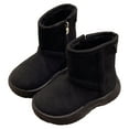 thumbnail image 1 of Krdevn Boys Winter Snow Boots Insulated Warm Short Booties for Toddler Kids Outdoor Activities,Toddler Girl Shoes,Boys Shoes,Size:10.5-11 Years, 1 of 4