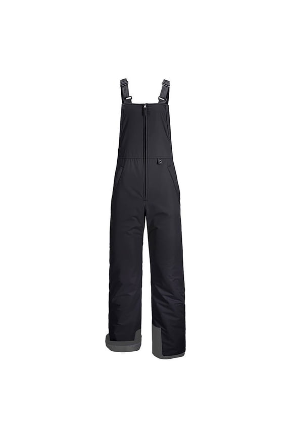 Boys and Girls Windproof Ski Pants Insulated Outdoor Cargo Snowboarding Salopettes with Reinforced Knees Adjustable Waist,Size:8-10 Years