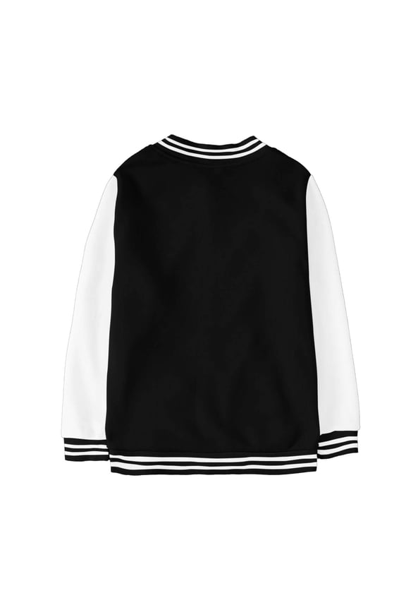Children's Casual Jacket Baseball Jacket Sports Cardigan Jacket,8-10 Years