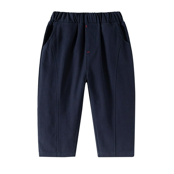 Krdevn Children's Solid Color Casual Pants Children's Pants,Kids Clothing,18-24 Months