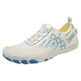 thumbnail image 1 of Krdevn Couple Water Sports Shoes - Non- Five Toe Beach Shoes for Swimming Diving Wading Outdoor Fitness Unisex Sizes,Color:X2 White,Size:7, 1 of 9