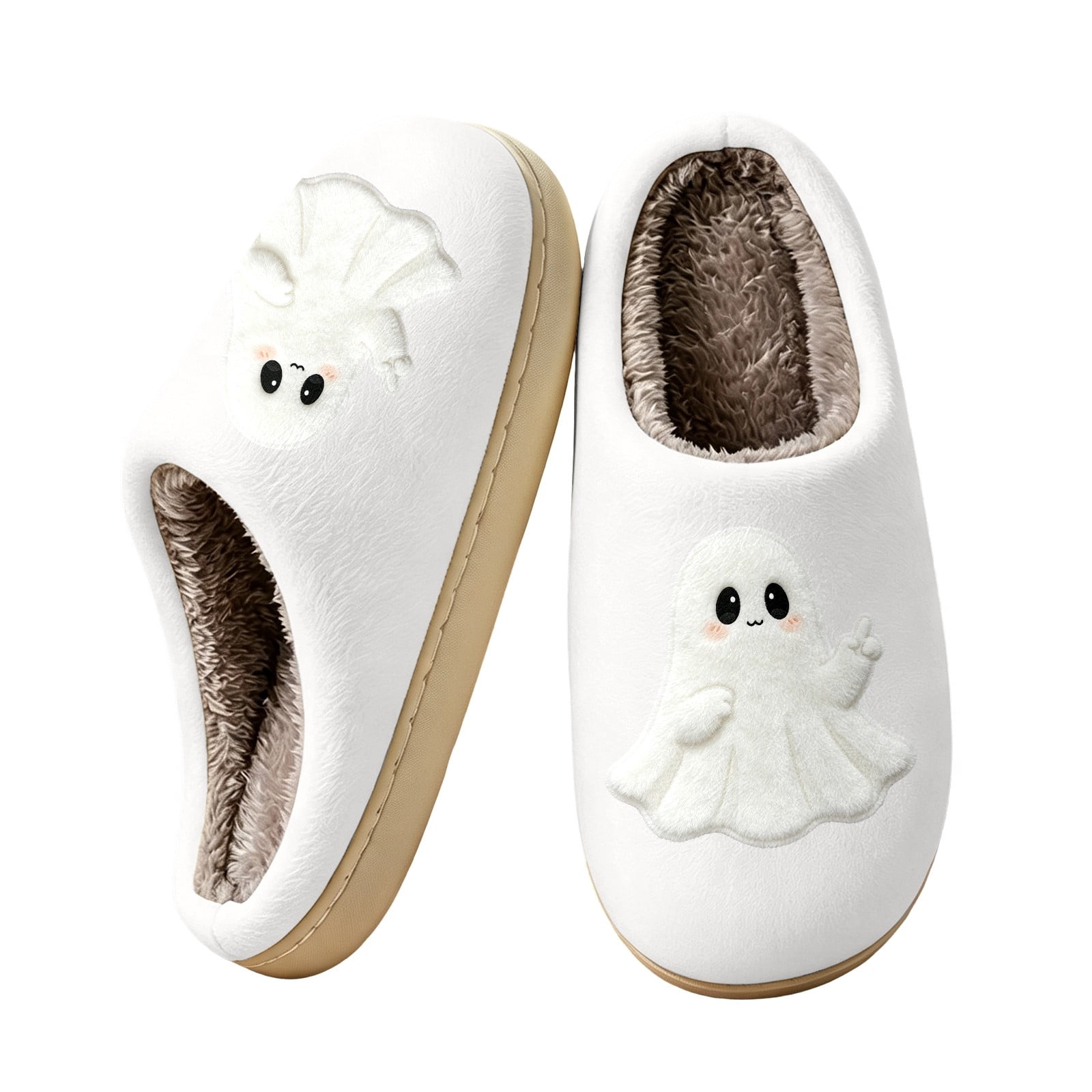 Krdevn Cute Animal Slippers Soft Plush Build Cuddly Character Design ...